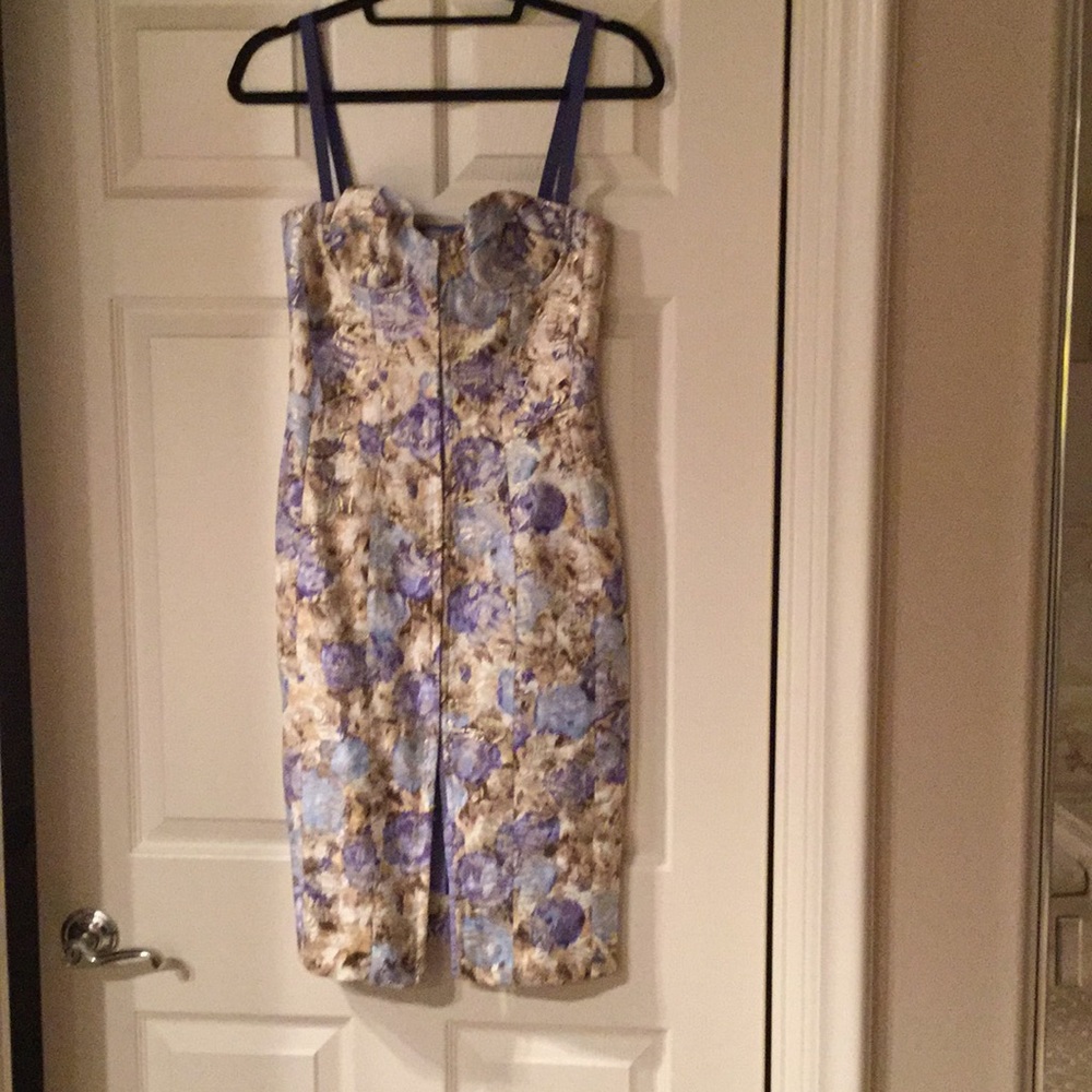Philosophy di Alberta Ferretti Metallic Dress 38